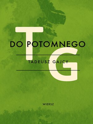 cover image of Do potomnego